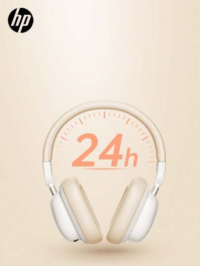  HP Wireless Headphones, H231R/Bluetooth Wireless/Type-C/Milky White/2.0 Sound Effect/Bluetooth V6.0/Upgraded Version, Suitable For Listening To Music, Relaxation, Sports, And An Excellent Gift Choice For Holidays