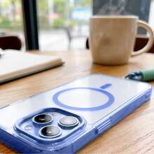 DECOPHONE Magnetic Phone Case With Lanyard, Compatible With Apple 17 Pro, Apple 17, Apple 17 Pro Max, S25 Ultra, Supports Magnetic Wireless Charging And Drop Protection - Blue - View 7