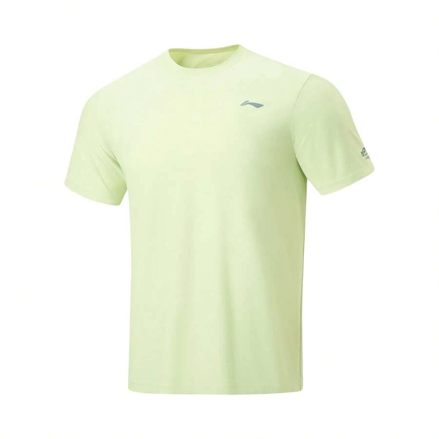 LI-NING Men's Cooling Quick-Dry T-Shirt ATSW165, LN FAST DRY Breathable Training Tee ATSW165 - Fairy Tale Green - View 1