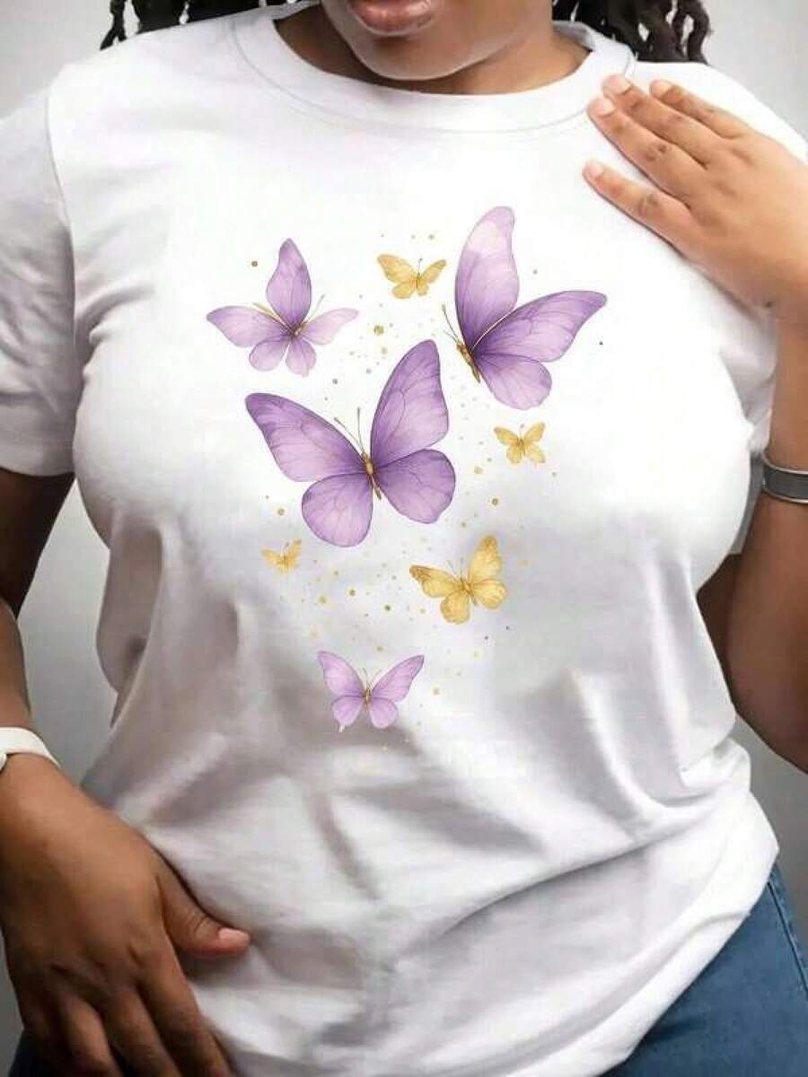 Women T-Shirts - 白色 - 查看 1