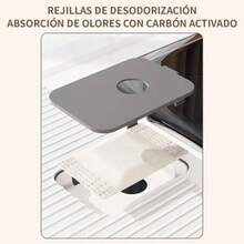 Cat Litter Box - Gray White - View 7