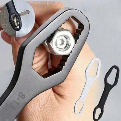 Cờ lê hai đầu đa năng 8-24mm, mỏ lết tự siết, dụng cụ sửa chữa ô tô và gia dụng, dành cho nam giới.