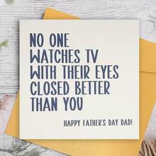 1pc Funny Father's Day Greeting Card With Envelope, Humorous Dad Birthday Card For Grandpa Stepdad, Creative Illustration Card For Him - View 12