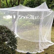 Large Camping Mosquito Net - Easy To Set Up Portable Mosquito Net With Drawstring Closure, Lightweight Polyester Fiber Anti-Insect Canopy, Suitable For Camping, Backyard, Picnic, Patio - White Outdoor Insect-Proof Sunshade, Breathable Fabric, Sturdy Structure, Essential For Picnic Lovers - Large Mosquito Net - View 9