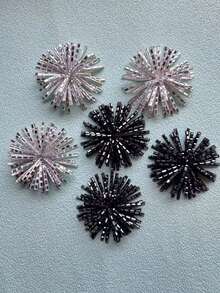 1 Set Patch Repair Supplies, DIY Clothing, Bags, Shoes, Hats, Decorations, Shoe Flowers, Brooches, Multi-Color, Requires Sewing - Shoe Flower - View 1