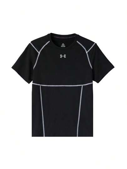 Under Armour 2026夏季新款UA HG Elite修身SS男士健身训练圆领短袖T恤 6015379-009