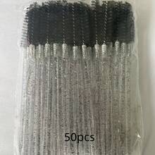 100pcs Crystal Pink Eyelash Brushes, Mascara Wands With Storage Box, Bendable Disposable Eyebrow Brushes, Eyelash Extension Brushes, Eyebrow Brushes, Castor Oil Brushes, Eyebrow Brushes, Eyeshadow Brushes, Spiral Brushes,Giveaways - A - View 8