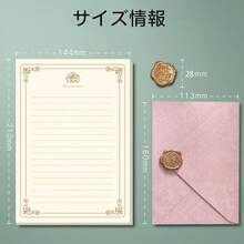 Paper Envelopes - (Rosa + Rot) *3 + 20 Blatt Briefpapier - Übersicht 2