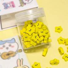 Tẩy mini và hình ngôi sao ngẫu nhiên, quà tặng văn phòng phẩm cho học sinh, tẩy sạch không để lại cặn cho văn phòng/trường học, thích hợp cho năm học mới. - Tẩy hình ngôi sao - Xem 7