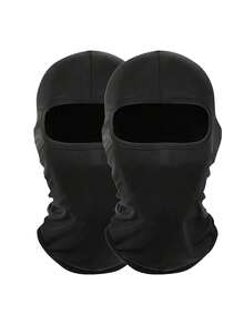 1pc/Set Unisex Solid Color Balaclava Hat, Cycling Cap, Single Hole Face Cover, Suitable For Outdoor Activities - Multicolor - View 14