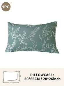 Bộ 1/2/4 vỏ gối in hình hoa và cây cỏ bằng polyester (không bao gồm ruột gối), mềm mại và thoải mái, phù hợp cho mọi mùa, hoàn hảo cho nhà ở, ký túc xá, căn hộ, phòng khách, nhà nghỉ dưỡng và làm quà tặng. - Nhiều màu - Xem 46