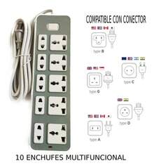 10-Outlet Multi-Socket Adapter, European Plug, Standard Outlet, Multi-Outlet Extension Cord, 10-Outlet Multi-Socket Adapter For Home Use - US A Type Plug(110-127V) - View 2