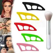 Eye Makeup Assistant - 2 Dedicated Eyeshadow Brushes, Eyeshadow Tools, Quick Makeup Templates, Eyeshadow Stencils, Suitable For Beginner Women, Easily Create Professional Results, Apply Makeup Anytime, Anywhere. - Multicolor - View 4