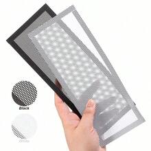 Magnetische Lüftungsabdeckung, staub- und schmutzdichtes Netz, geeignet für Boden- und Deckenlüftungsöffnungen verschiedener Größen, Staubschutzabdeckungen für Decken- und Bodenlüftungsöffnungen. - Schwarz - Übersicht 3