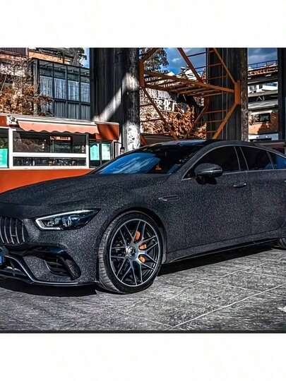 1 Cuộn Decal Kim Cương Lấp Lánh Màu Đen Mờ, Decal Bọc Vinyl Dùng Cho Xe Hơi, Đồ Nội Thất, Trang Trí Nhà Cửa - Chống Nước, Chống Trầy Xước, Dễ Lắp Đặt, Thời Trang Và Thanh Lịch, Phù Hợp Với Nhiều Loại Xe Và Bề Mặt