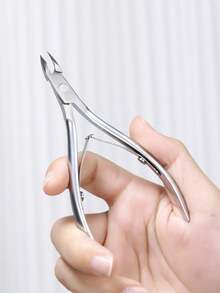 3pcs/Set Stainless Steel Nail Clippers, Nail File, Cuticle Pusher Nail Care Tool Kit, Nail Supplies, Back To School, Nail, Fake Nails Nail Tools, Professional Stainless Steel Nail Clipper Nail Cutter Multi-Function Cuticle Pusher Nail Care Manicure Tool Set - Silver - View 5