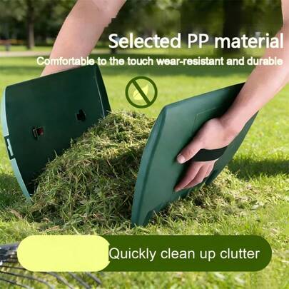 Outdoor Fallen Leaves Clip Gardening Plastic Rake For Collecting Fallen Leaves Organizing Leaf Collection Rake Garden Leaf Clip Grass Rake 1 Pc