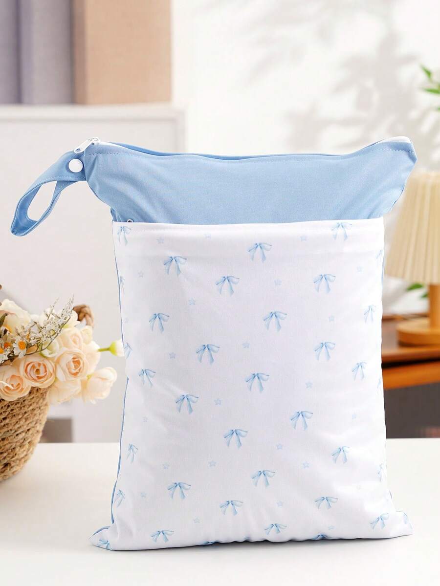 1 Peça Bolsa Impermeável Lavável Organizadora para Viagem, Carrinho, Creche, Fraldas de Bebê, Ioga, Praia, Piscina, Roupas de Banho de Criança - Multicolorido - Visão 1