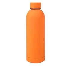 Cốc nước tùy chỉnh, sử dụng được cả ở phòng tập và văn phòng, quà tặng cho phù dâu, nắp cốc khắc tên và họa tiết hoa sinh nhật, cốc du lịch bằng thép không gỉ 500ml. - Nhiều màu - Xem 22