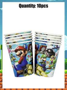 Sega Themed Disposable Paper Plates, Vibrant Go-Kart And Friends Printed Round Party Plates, Retro Gaming Style Dinnerware Suitable For Parties, Game Nights And Celebrations, Durable Paper Plates Perfect For Food Serving And Adding A Nostalgic Gaming Atmosphere To Your Gathering - Tableware - View 6
