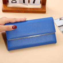 Large-Capacity 70% Off Wallet, Genuine Leather Wallet, Fashionable And High-End Women's Long Multi-Card Slot Wallet - Black - View 5