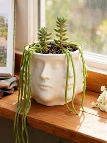 1pc Creative Multi-Faceted Flower Pot, Home Living Room Desktop Decor, Office Outdoor Garden Potted Plant - Vase - View 5