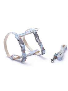 1 Set LANGXINGCS Cute Cat Harness And Leash, High-End Fashion Escape-Proof Cat Leash, Bow-Knot Design Cat Chest Strap, Soft & Comfortable Fitting Pet Harness, Suitable For Outdoor Use Of Medium And Small Cats - Multicolor - View 9