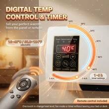 Versatile Wall AC Heater 2-In-1 Portable Unit With Fan Mode, Perfect For Nursery, Garage & Travel Trailers ﻿ - Xem 4