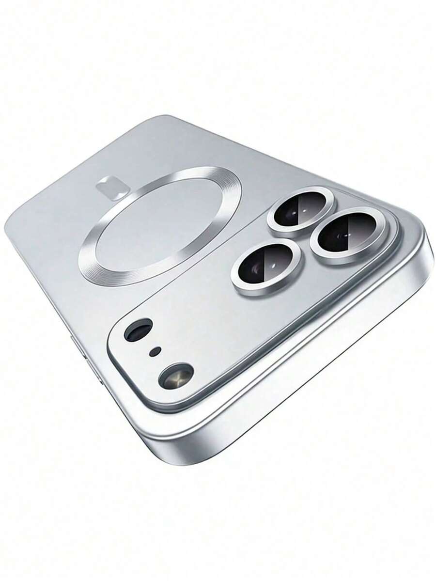1 Ốp lưng mềm màu hồng ánh kim tương thích với iPhone 17, 17 Air, 17 Pro, 17 Pro Max, siêu mỏng, chống trầy xước, chống sốc và bảo vệ toàn diện camera. Cũng tương thích với iPhone 13, 11, 16 Pro Max, 15, 14, 12, 16e. - Bạc - Xem 1