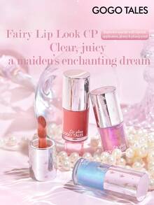 GOGO TALES Glass Moisturizing Lip Gloss, Containing Fine Shimmer, Creates Plump Hydrated Lips, Natural Bare-Faced Makeup For Fresh Healthy Look, Color-Enhancing Lipstick And Lip Tint, Suitable For Beginners And Everyday Light Makeup - G04# Purple Dream - View 2