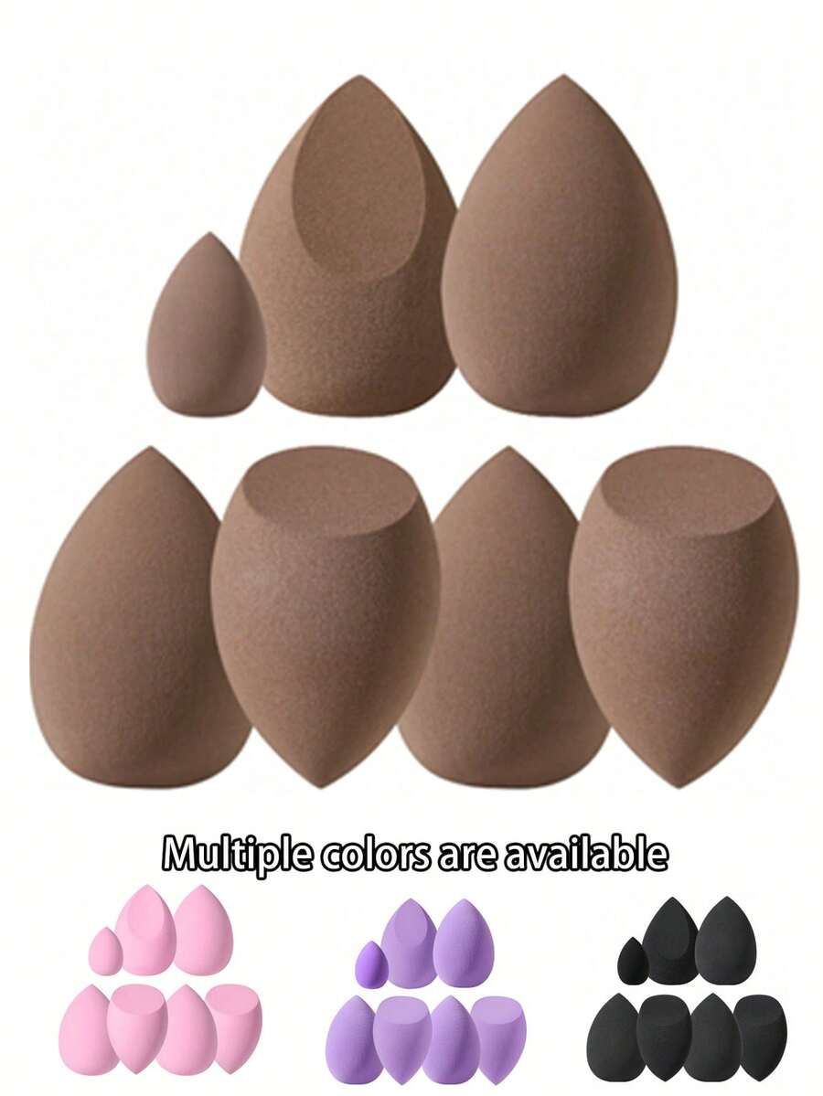 7/1pc Multi-Purpose Makeup Sponge, Powder Puff, Air Cushion Puff, Makeup Tool Set, Reusable Makeup Sponge, Makeup Accessories, Suitable For Concealer, Foundation, BB Cream, Suitable For Cream, Powder, Fit For All Skin Types