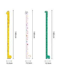 1pc Unicorn/Giraffe/Dinosaur Height Measurement Wall Sticker - Creative Cartoon Growth Chart Decal, Suitable For Room And Home Decor - Self-Adhesive Removable, Sticker, Wall Decal, Vinyl Decal, Home Decor, Spring Decoration, Refresh Your Home, Holiday Decoration Sticker, Birthday Graduation Gift - Multicolor - View 6