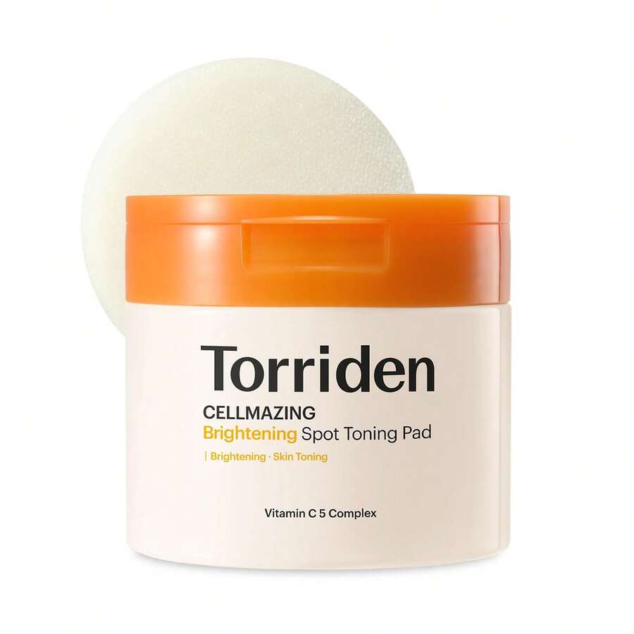 Torriden Cellmazing Vita C Brightening Blemish Toning Pads (70 Pads) - Dual Pad Daily Care, Skin Tone Balancing, Texture Refining, Hydrating Toning Pads, Korean Skincare - 70 miếng đệm - Xem 1