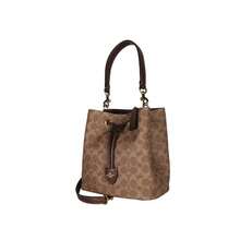 Túi đeo vai nữ in họa tiết Coach Rowan CBH07IMXHE - Nâu/Vàng đồng CBH07IMXHE - Xem 3
