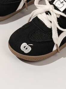 2026 Spring/Autumn New Girls' Comfortable Versatile Casual Soft Bottom Mesh Shoes - Black - View 6