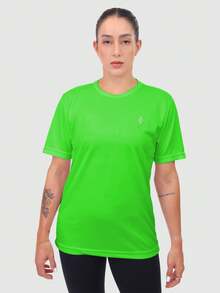 Kit Of 2 Dry Lightweight Short-Sleeve T-Shirts For Training And Running - 黑色/綠色 - 查看 3