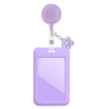 1 Set Women Nurse ID Badge Reel, With ID Card Holder & Cherry Blossom Pendant, Cute Card Holder Suitable For Metro Card, Credit Card, Pass, Suitable For Daily Use, Gift For Doctors, Nurses, Teachers, Office Workers - Multicolor - View 14