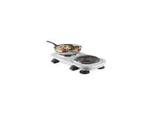 Brentwood Appliances Brentwood(R) Appliances TS-361W 1,500-Watt Double Electric Burner - White - View 3