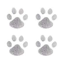 Sparkly Personalized Fun Cat Paw Rhinestone Car Decal - Cute Shiny Sticker, Suitable For Vehicle Interior, Fits Various Car Models, Cute Car Accessory - A - View 10