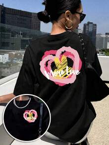 Plus Size T-Shirts - Black - View 6