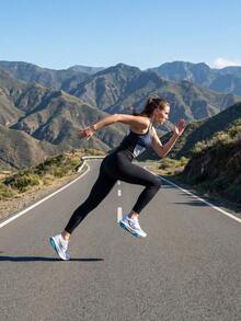 EDIXIM 2026 New Summer Women's Comfortable Lightweight Breathable Cushioned Running Shoes - Quiet Blue - View 9