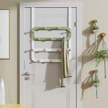 1pc Easy Install Door Hook - Multi-Function Storage, Suitable For Multiple Items, Powder Coated Metal Surface, Perfect Home Organization & Decor - Multicolor - View 6