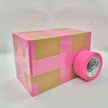 1 Roll Pink Packaging Tape | Vibrant Color, High Adhesion, Suitable For Various Decoration Arrangements, Logistics Sealing, Warehouse Packaging, Gift Box Packaging, Office Document Sealing, Small Item Bundling And Multiple Uses - A - View 10
