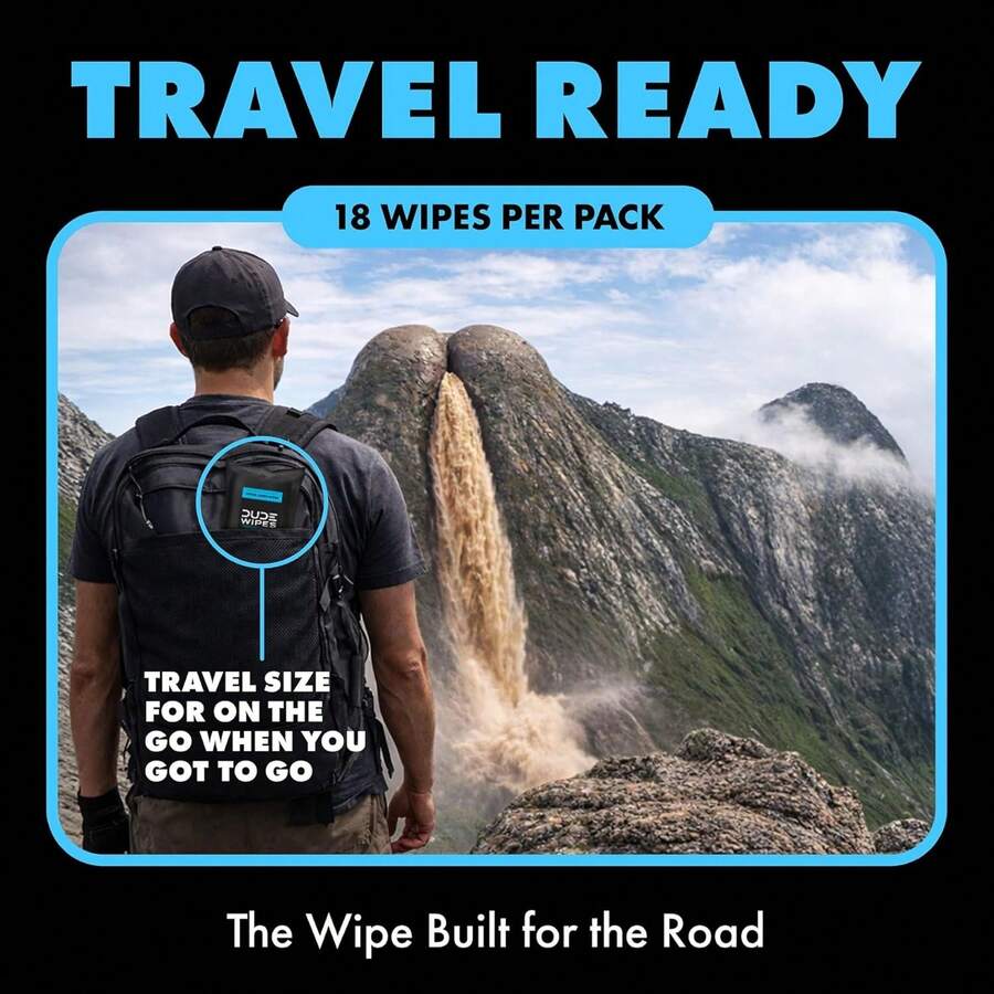 Flushable Bathroom Wet Wipes, Thick Robust Sheet Construction With Great Tensile Strength, Stays Intact And Resistant To Tearing During Regular Wiping Use - Fragrance Free - View 1