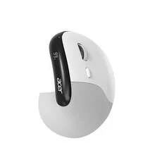 Acer Ratón vertical ergonómico OMR217, inalámbrico Bluetooth de tres modos, con soporte para la muñeca y agarre vertical, funcionamiento silencioso, previene la fatiga de la mano durante el uso prolongado. - Ver 5