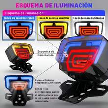 Universal Bicycle Brake Light, Stop Light, Turn Signals, Waterproof Rear Brake Lamp - A - View 3