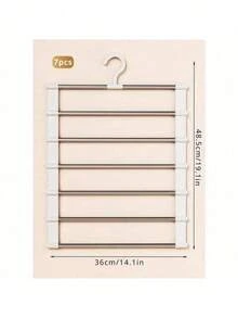 Móc treo quần nhiều tầng - Một dụng cụ sắp xếp tủ quần áo đa năng tiết kiệm không gian dành cho khăn quàng cổ, quần jean và quần tây, với thiết kế chống trượt và các ngăn nhiều tầng chắc chắn. - Nhiều màu - Xem 11