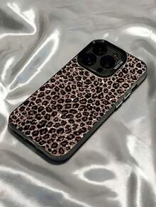 Leopard Print Shockproof Protective Phone Case, New And Vibrant, With Drop-Proof Silver Paint, Compatible With P15, P16, P16 Promax, P14 Promax, P13, P11, P12, XR, A13 4G Series, A14, A04, A34. Water, Shock, And Scratch Resistant, Anniversary Gift. - 多色7 - 查看 7