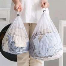 30 X 40 Cm Laundry Mesh Bag With Drawstring Stopper, Delicate Wash Bag To Prevent Clothing Deformation - Multicolor - View 8