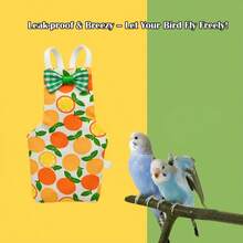 1pc Random Color Pet Bird Diaper Pants, Urine Pad, Poop Bag, Flight Suit For Pigeons & Parrots - 1PC - View 4